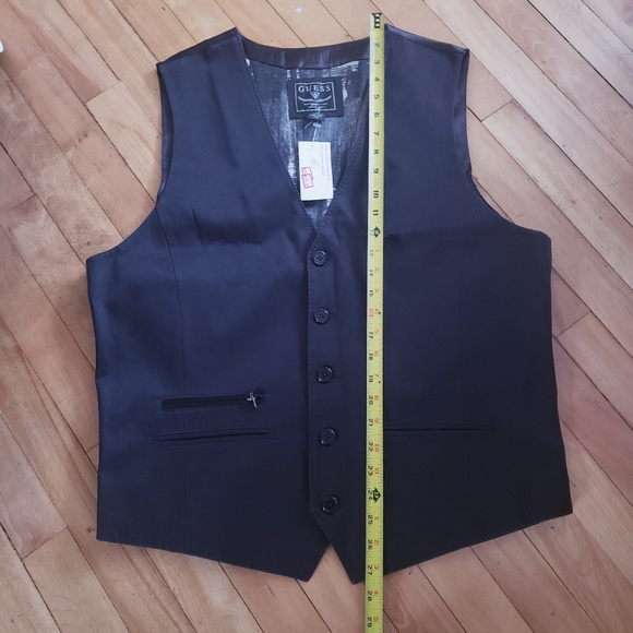 GUESS Men'S NWT Formal Vest - Black XL - Picture 15 of 15